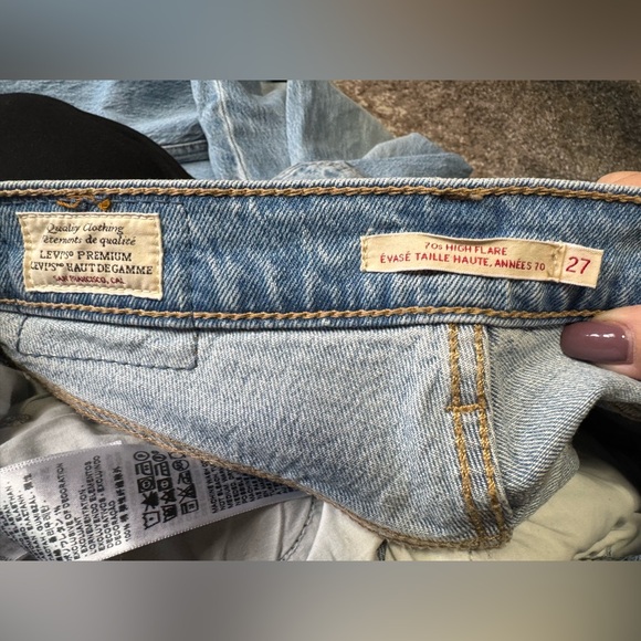 Levi's 70s High flare Jeans - Light wash - size 27 - Picture 9 of 15